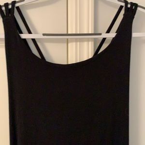 Long black maxi dress